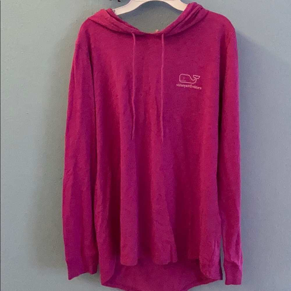 Long sleeve Hooded Vineyard Vines Shirt
